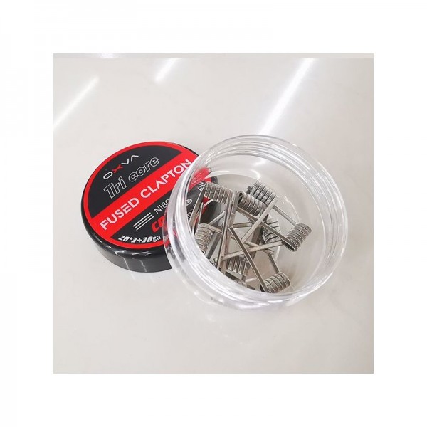 OXVA - Prebuilt NI80 Dual-Core Fused Clapton Coils