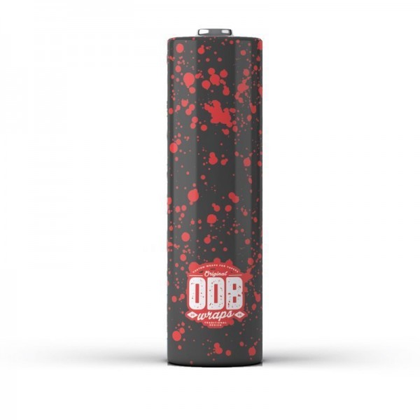 ODB - 4er Pack 18650er Akku Wraps Splatter