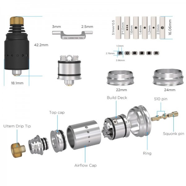 VANDY VAPE - Berserker MTL RDA Tröpfelverdampfer