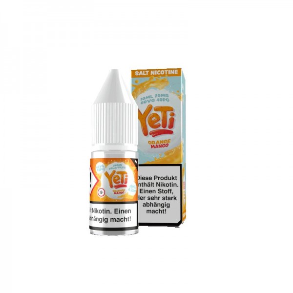 Yeti Orange Mango Nikotinsalz Liquid mit Steuerzeichen 10ml