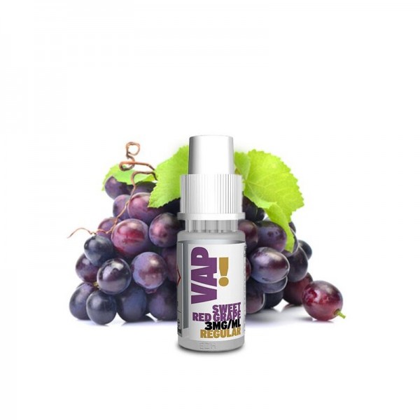 VAP! - REGULAR - SWEET RED GRAPE LIQUID 10ml mit Steuerzeichen