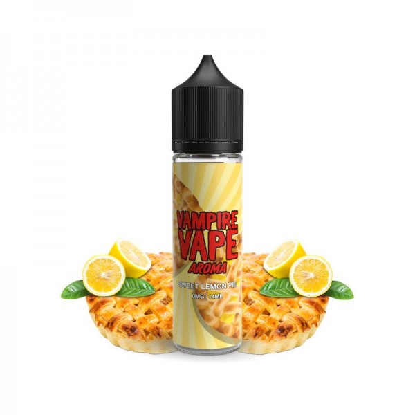 VAMPIRE VAPE - Sweet Lemon Pie Longfill Aroma 14ml mit Steuerzeichen