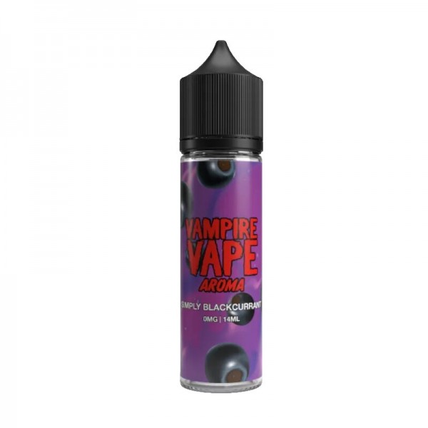 VAMPIRE VAPE - Simply Blackcurrant Longfill Aroma 14ml mit Steuerzeichen