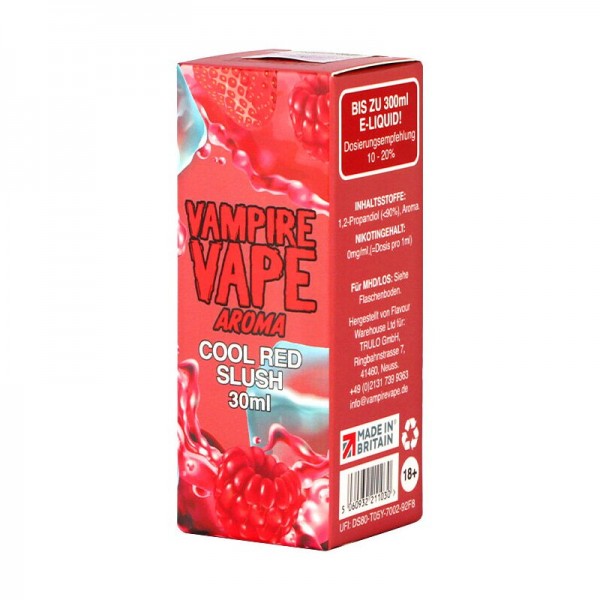 VAMPIRE VAPE - Cool Red Slush Aroma mit Steuerzeichen