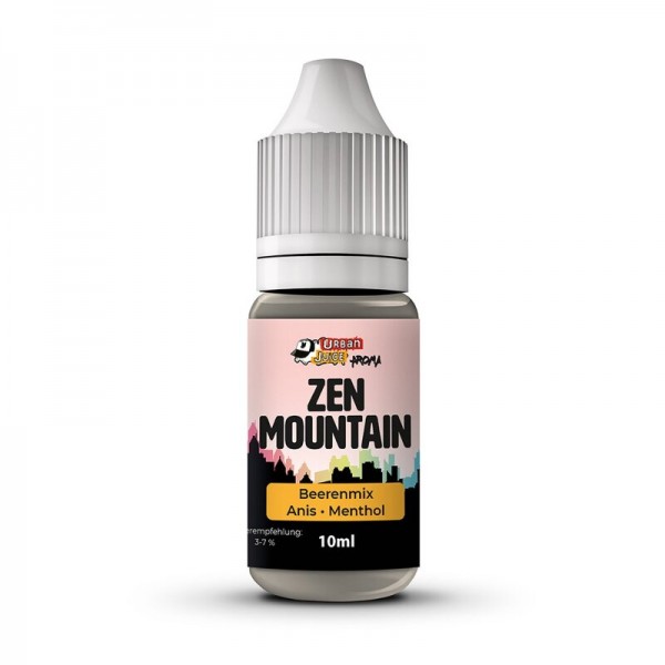 URBAN JUICE - Zen Mountain Aroma 10ml mit Steuerzeichen