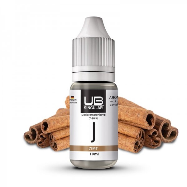 ULTRABIO SINGULAR - Zimt Aroma 10ml mit Steuerzeichen