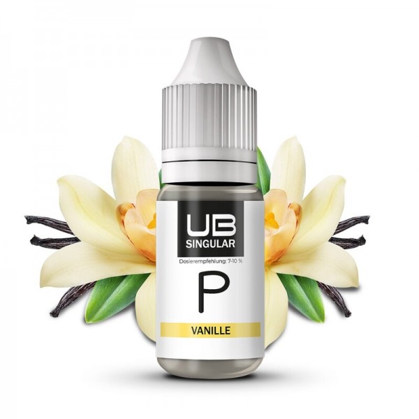 ULTRABIO SINGULAR - Vanille Aroma 10ml mit Steuerzeichen