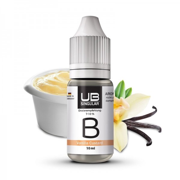 ULTRABIO SINGULAR - Vanilla Custard Aroma 10ml mit Steuerzeichen