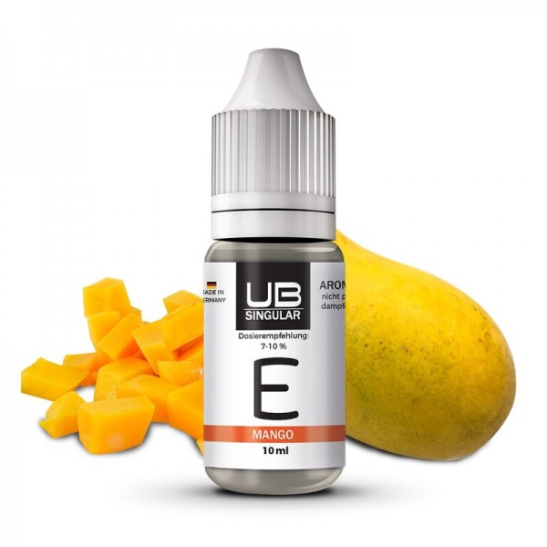 ULTRABIO SINGULAR - Mango Aroma 10ml mit Steuerzeichen