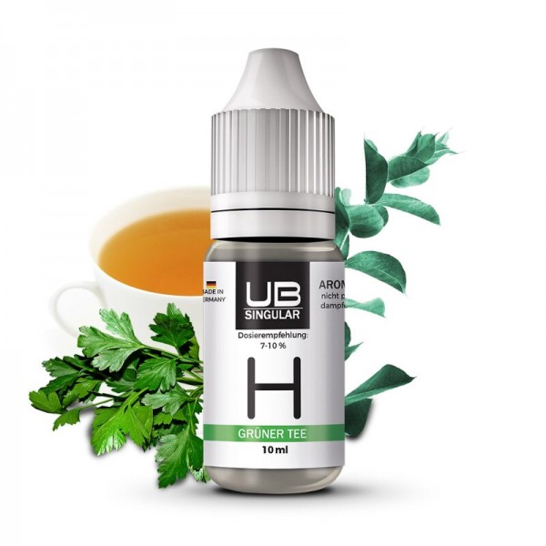 ULTRABIO SINGULAR - Grüner Tee Aroma 10ml mit Steuerzeichen