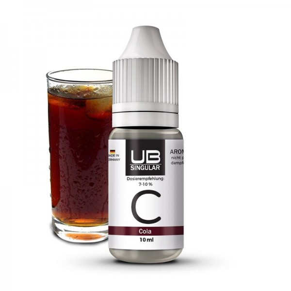 ULTRABIO SINGULAR - Cola Aroma 10ml mit Steuerzeichen