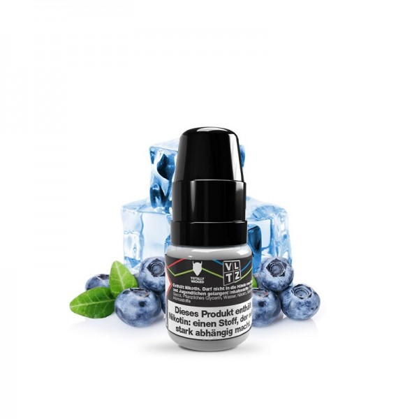 TOTALLY WICKED - VLTZ - Ice Heidelbeere Nikotinsalzliquid 10ml mit Steuerzeichen