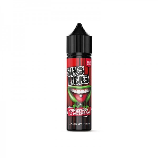 SIX LICKS - Strawberry & Watermelon Longfillaroma