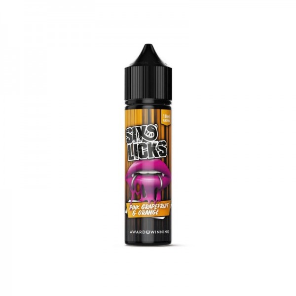 SIX LICKS - Pink Grapefruit & Orange Longfillaroma