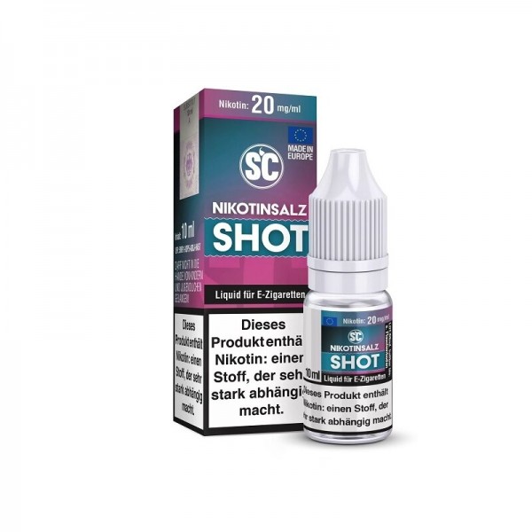 SC - NikotinsalzShot 70VG / 30PG 10ml mit Steuerzeichen