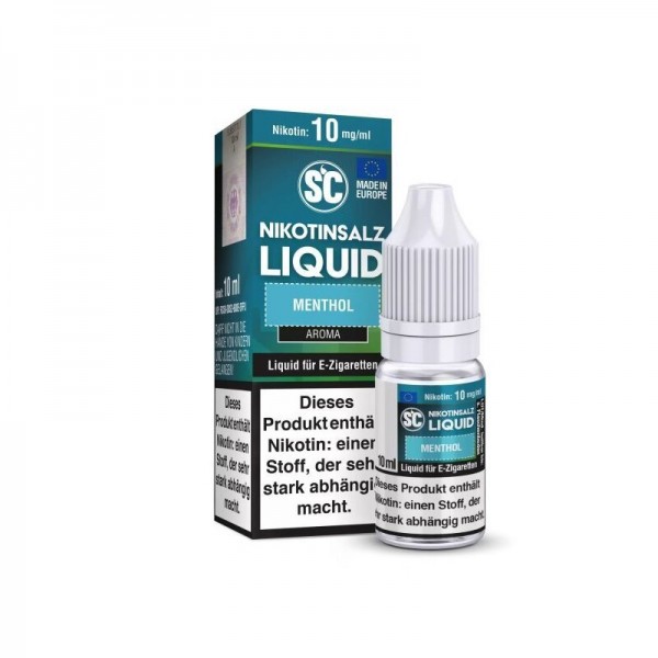 SC - Nikotinsalz Liquid Menthol 10ml mit Steuerzeichen