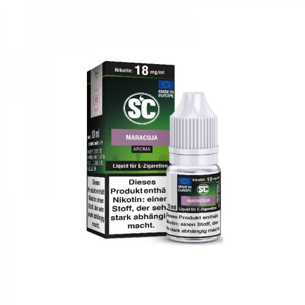 SC - Maracuja Liquid 10ml mit Steuerzeichen