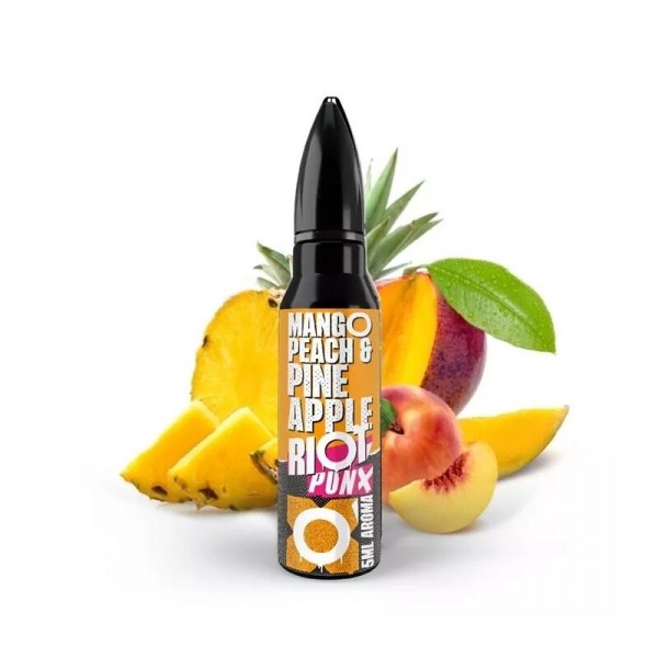 RIOT SQUAD - PUNX Mango, Pfirsich und Ananas Longfill Aroma mit Steuerzeichen