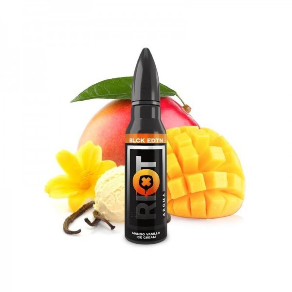 RIOT SQUAD - Deluxe Mango Vanilla Ice Cream Longfill Aroma 15ml mit Steuerzeichen