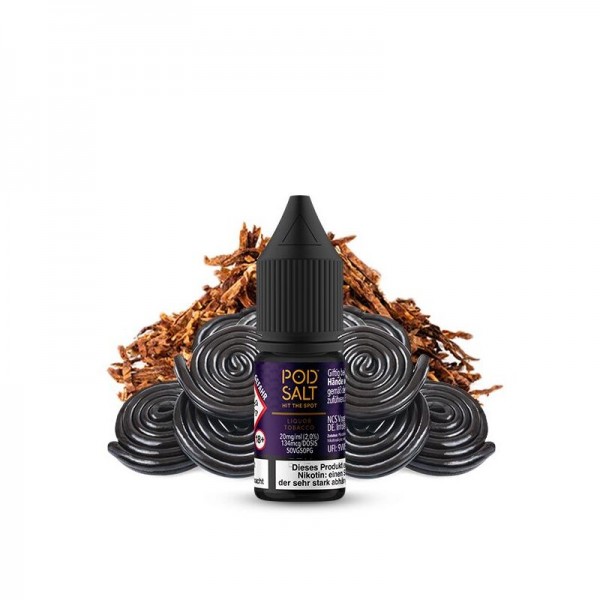 PODSALT - ORIGIN - LIQOUR TOBACCO 10ml Niktonsalzliquid mit Steuerzeichen