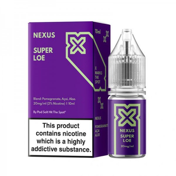 POD SALT X - Super Loe Nikotin-Salz 10ml / 10mg / 20mg mit Steuerzeichen