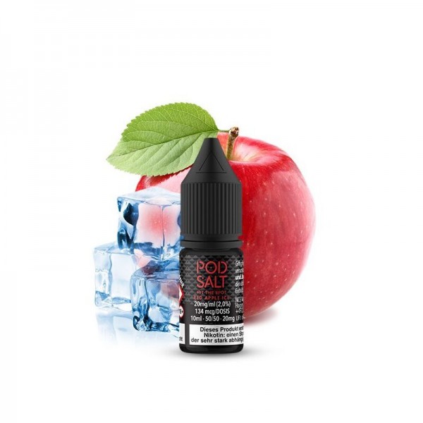 PODSALT - RED APPLE ICE 10ml Nikotinsalzliquid mit Steuerzeichen