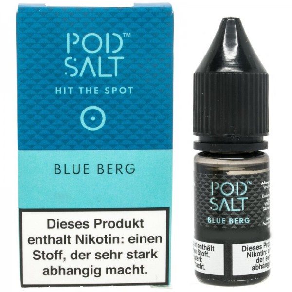 POD SALT - Blue Berg Nikotinsalz Liquid mit Steuerzeichen