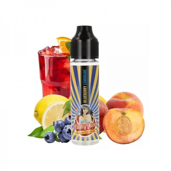 PJ EMPIRE - SLUSHY QUEEN - Blueberry Lemonade Longfill Aroma mit Steuerzeichen