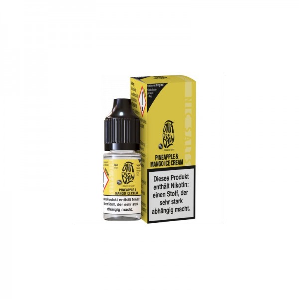 OHM BREW - PINEAPPLE MANGO ICE CREAM Nikotinsalzliquid 10ml mit Steuerzeichen