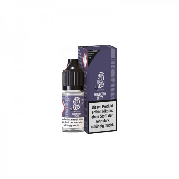 OHM BREW - BLUEBERRY BLITZ NIkotinsalzliquid 10ml mit Steuerzeichen