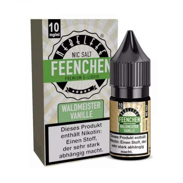 NEBELFEE - FEENCHEN - Waldmeister Vanille Nikotinsalzliquid 10ml mit Steuerzeichen