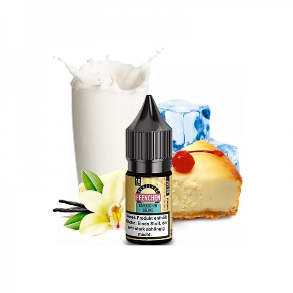 NEBELFEE - FEENCHEN - Käsekuchen Deluxe Nikotinsalzliquid 10ml mit Steuerzeichen