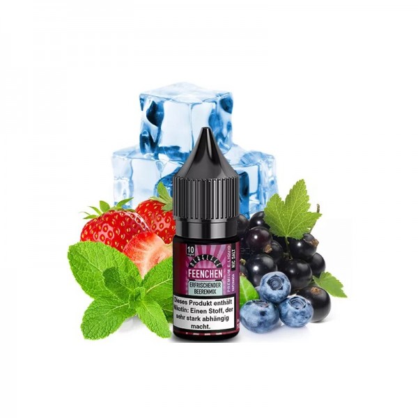 NEBELFEE - FEENCHEN - Erfrischender Beerenmix Nikotinsalzliquid 10ml mit Steuerzeichen