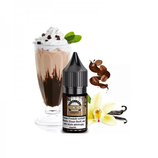 NEBELFEE - FEENCHEN - Eiskaffee Nikotinsalzliquid 10ml mit Steuerzeichen