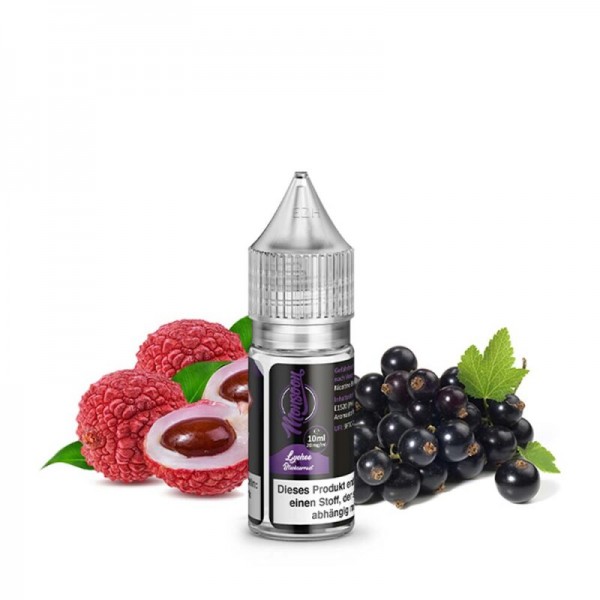 MONSOON - Lychee & Blackcurrant Niktoinsalz 10ml (10mg / 20mg) mit Steuerzeichen