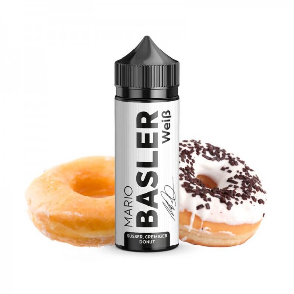 MARIO BASLER - WEISS - Donut Longfill Aroma mit Steuerzeichen