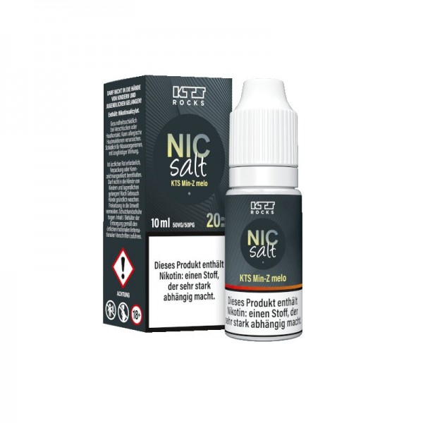 KTS - Min-Z Melon Nikotinsalz 20mg/ml 10ml mit Steuerzeichen