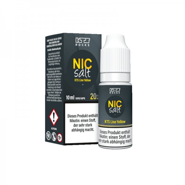 KTS - Line Yellow Nikotinsalz 20mg/ml 10ml mit Steuerzeichen