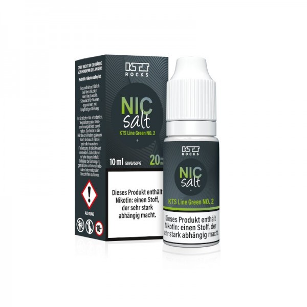 KTS - Line Green NO.2 Nikotinsaltz 20mg/ml 10ml mit Steuerzeichen