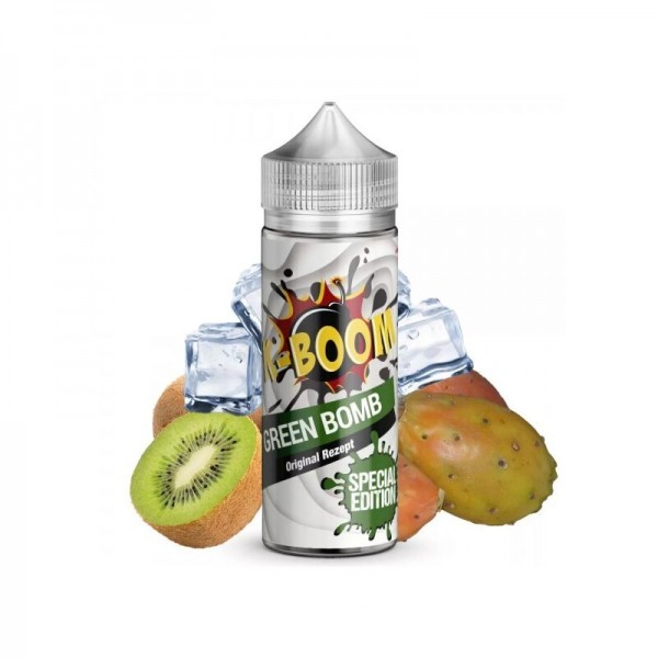 K-Boom Green Bomb Original Rezept Special Edition Longfill Aroma mit Steuerzeichen