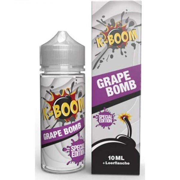 K-BOOM - GRAPE BOMB LONGFILL 10ml mit Steuerzeichen