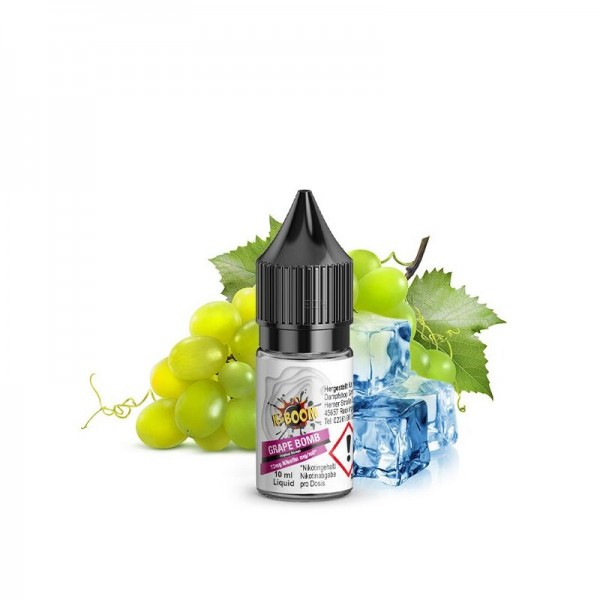 K-BOOM - Grape Bomb Original Rezept Liquid 10ml mit Steuerzeichen