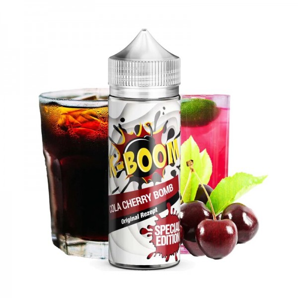 K-BOOM - Cola Cherry Bomb Longfill Aroma mit Steuerzeichen