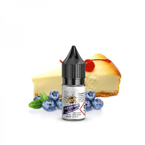 K-BOOM - Blue Cake Bomb Original Rezept Liquid 10ml mit Steuerzeichen