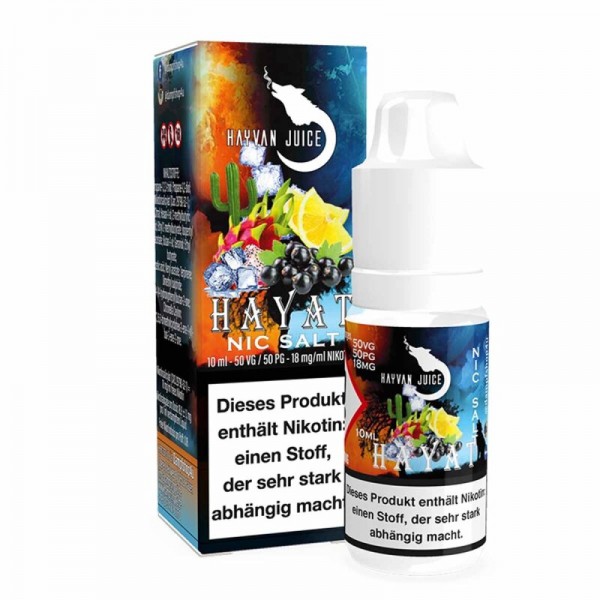 HAYVAN JUICE - HAYAT Nikotinsalzliquid 10ml /18mg mit Steuerzeichen