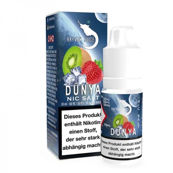 HAYVAN JUICE - DÜNYA Nikotinsalzliquid 10ml / 18mg mit Steuerzeichen