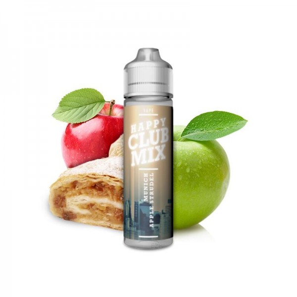 HAPPY CLUB MIX - Munich Applestrudel Longfill Aroma mit Steuerzeichen