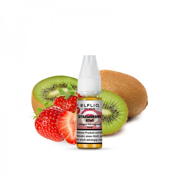 ELFBAR - ELFLIQ - STRAWBERRY KIWI Nikotinsalzliquid 10ml mit Steuerzeichen