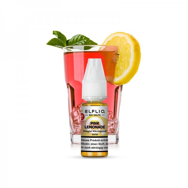 ELFBAR - ELFLIQ - PINK LEMONADE Nikotinsalzliquid 10ml mit Steuerzeichen