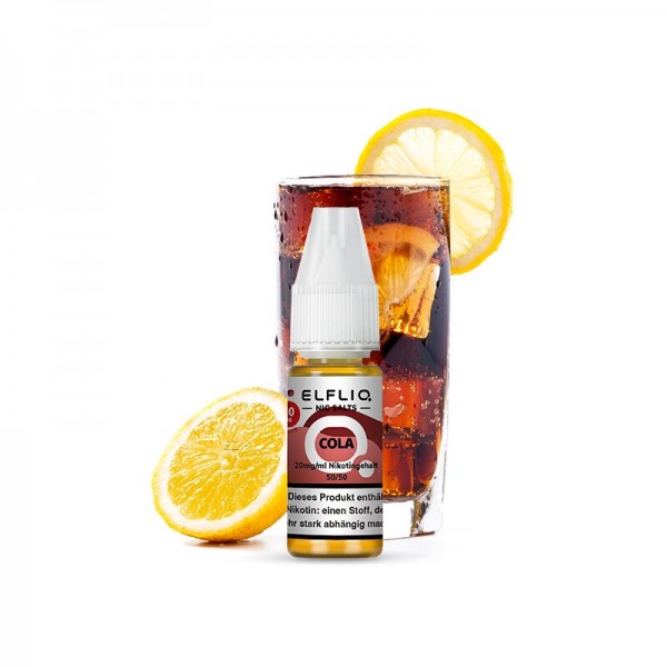 ELFBAR - ELFLIQ - COLA Nikotinsalzliquid 10ml mit Steuerzeichen